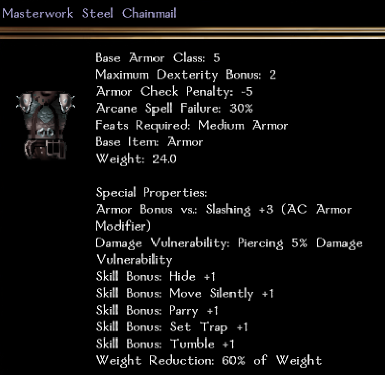 Masterwork Steel Chainmail