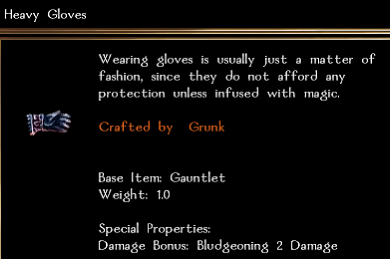 Heavy Gloves